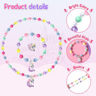 Girls Play Necklace And Bracelets Toddler Unicorn Jewelry Kids Little Girls Unic