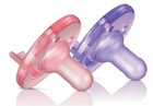 3 - 2 Count Philips Avent Soothie Pacifier 0-3 Months Baby Bpa Free Pink purple