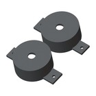2015 Ford F150 Dayton Audio Amtpod-4 Tweeter Mount Pair Left Right Black Abs Usa