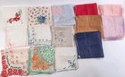 Vintage Ladies Swiss Handkerchief Lot Linen Cotton Floral Lace Crochet 15pc