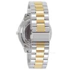 Michael Kors Slim Runway Glitz Crystals Watch Mk Logo Dial Two-tone Gold Silver