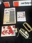 Vintage Cox Stuka Ju87d Gas Powered Control Line Airplane    in Box W  Parts