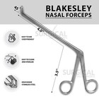 Blakesley Punch Forceps Up Ang Ent Surgical Instruments Stainless German Grade