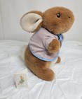Vintage Eden Peter Rabbit Beatrix Potter 1987 Stuffed Animal Plush W tag 12 