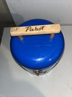 Pabst Blue Ribbon Beer Cylinder Cooler With Wood Pabst Inscribed Handle Up1