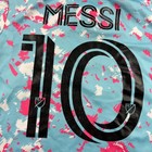 Inter Miami Cf Messi 10 Soccer Jersey Kids Blue Pink Splatter Polo Shirt Size 28