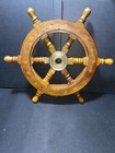 Wooden Ships Wheel Helm Nautical 12 Inch Replica Home Decor