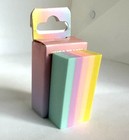 Jumbo Eraser  Striped Macaron Rainbow Colours Pencil Rubber  Novelty Stationery