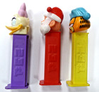 Vintage Santa  Garfield  Duck Pez Dispenser Made In Yugoslavia  With Feet