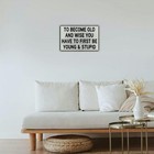 Retro Funny Wisdom Quote Metal Tin Sign Rustic Home Office Wall Art Decoration