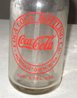 Vintage Coca-cola Bottling Co Seltzer Bottle- Morgantown  W va-org- 12  Antique