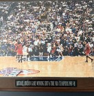 Vintage  Michael Jordan Game Winning Shot  Iconic Last Shot With The Bulls 