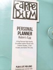 Carpe Diem Personal Planner 6 Rings Robin s Egg New In A Box