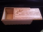 Handmade Vintage Style Sliding Lid Cartridge Box-colt Peacemaker