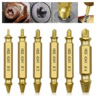 12pcs Damaged Screw Extractor Broken Screws Bolt Stripped Remover Tool Kit Easy