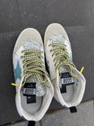 Golden Goose Men s High Top Glitter Star Snake Print Sneakers White Multi