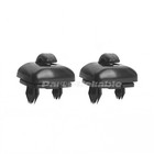 2x Sun Visor Black Clip Holder Hooks For Audi A3 S3 A4 S4 A5 S5 Q3 Q5 8u0857562a