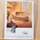 1992 Roche-bobois Furniture Symbole Sofa Leather Couch Vintage Print Ad Advert