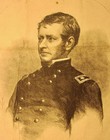 1863 - Gen  Joseph Hooker  Harper s Front-page Portrait After Taking Command