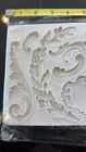 Polymer Clay Scrolls Wreath Label Mold Fondant Mold Baroque Mould Silicone Grey