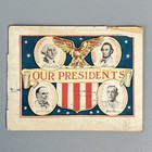 1930s Our Presidents Booklet Alka-seltzer Dr  Miles Nervine Ad Fdr 1st Term Vtg