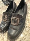 Norwegian Bunad Shoes Stamped Eu41 Pewter Buckles  Priced For Buckles Only