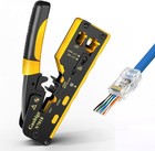 Pass Through Rj45 Crimp Tool Kit  Network Tool Kit Cat7 Cat6 Cat5   Cat7 Cat6a C