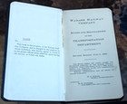 Wabash Railway Company Rules And Regulations June 1  1922 Transportation Dept