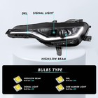 For 2019 2024 Chevy Camaro Full Led Projector Headlight Assembly Drl Black Pair