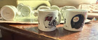 Vintage Nfl Football Teams Mini Ceramic Mugs Team Logo Cups-lot Of 8