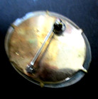Antique Victorian Hand Painted Brooch For Get Me Nots Flowers 1 5 