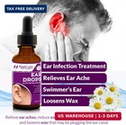 Natural Ear Drops For Ear Infection - Homeopathic Eardrops For Adults  Kids  Bab