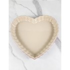 Le Creuset Heart Tart Dish Bakeware 12  Stoneware 1 5qt Scratch-resistant