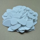 100pcs Heavy 1mm 351 Delrin Guitar Picks Plectrums White