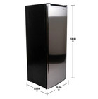 Frigidaire 6 5 Cu  Ft  Upright Freezer  Platinum Silver  Efrf698  Free Shipping