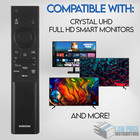 New Genuine Samsung Crystal 4k Uhd Smart Tv Remote Control 2020-2025 Televisions