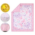 The Peanutshell 3 Piece Baby Crib Bedding Set For Girls - Newborn  Infant   T   