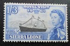 1961 Sierra Leone Royal Visit 4pc Set- Queen Elizabeth Ii - Mint used - 4 Values