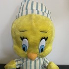 Looney Tunes Tweety Bird Plush In Pajamas Stuffed Animal Warner Bros Vtg 90s 