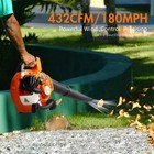 2-stroke Handheld Leaf Blower Gas Powered 25 4cc Heavy Duty Grass Yard Clean