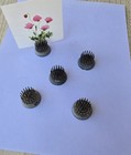 Lot Of 5 Vintage Flower Pin Frogs 1-1 16 