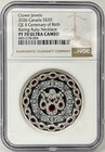 Canada 2026  20 Silver Qe Ii Centenary Of Birth Ngc70 Proof Baring Ruby Necklace