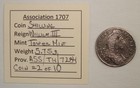 1707 Association Shipwreck Recovered Silver Shilling William Iii Coa
