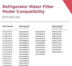 4 Pack New Frigidaire Eptwfu01 Pure Source Ultra Ii Refrigerator Water Filter