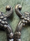Vintage Carl Grah Germany Sterling Silver  Grape Vine Embroidery Sewing Scissors