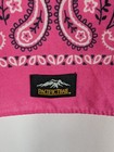Pacific Trail Pink Bandana Paisley Flower Square 100  Cotton Retro 90s Y2k