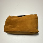 British Airways First Class Brown Suede Amenity Bag Collectible Airline Travel