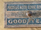 Goodyear Advertising Paperweight French Protect Our Good Name  Vintage 