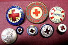 Red Cross Ard Badges Pins Lot Of 27 Pins 1940-70s