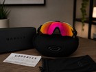 Oakley Radar Ev Shield Cycling Sunglasses Black Frame Mirrored Lens Uv Case